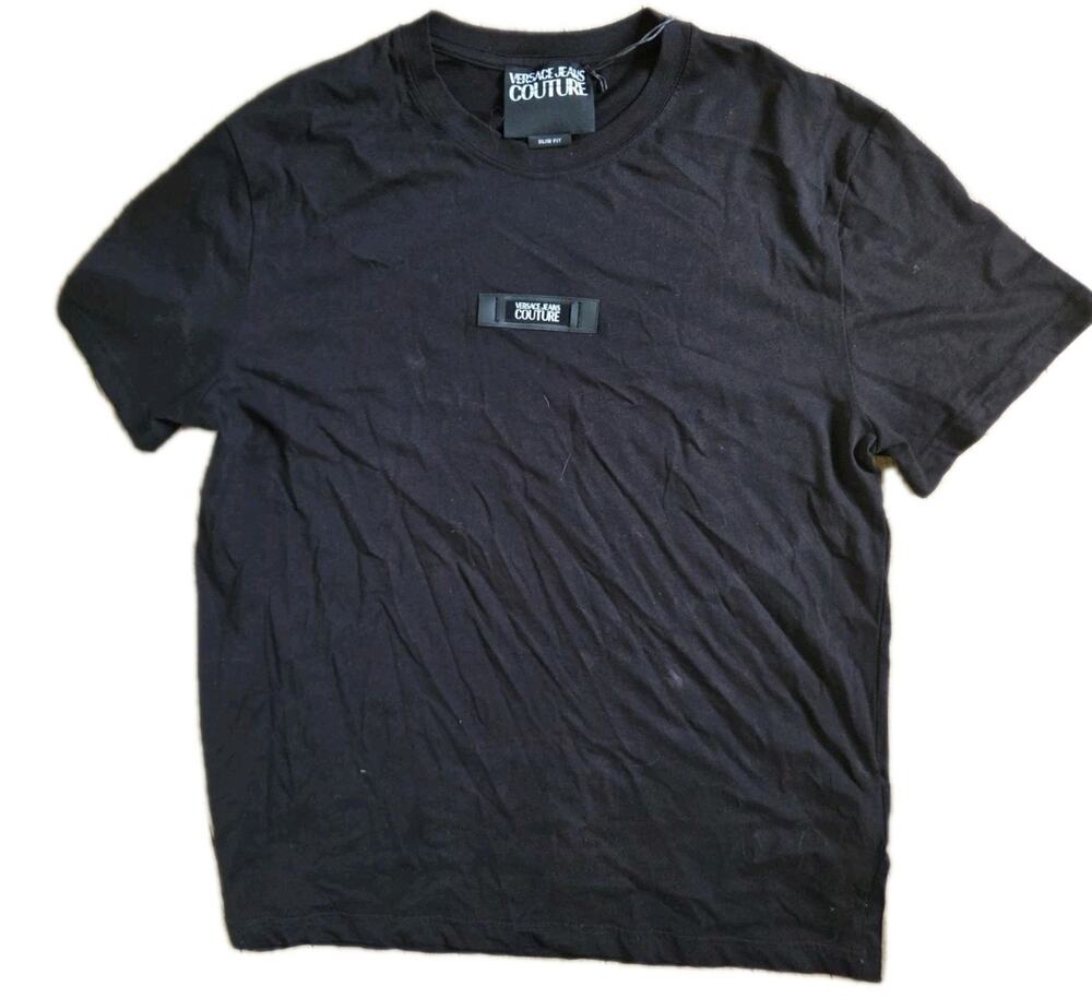 Versace Jeans Couture cotton t-shirt Sz Med DAMAGED Slim